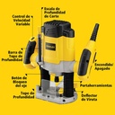 Fresadora Stanley 1200 Watts  1 1/3 HP