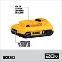 Taladro percutor + atornillador impacto dewalt 20V Dck223