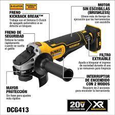 Esmeril Angular 4-1/2 20V XR dewalt DCG413B-B2