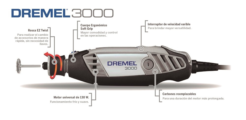 DREMEL 3000 10 Accesorios