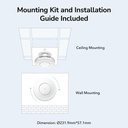 Access Point Cudy Ap1300 Poe Ac1200 Montaje Dual Band Mumimo Color Blanco