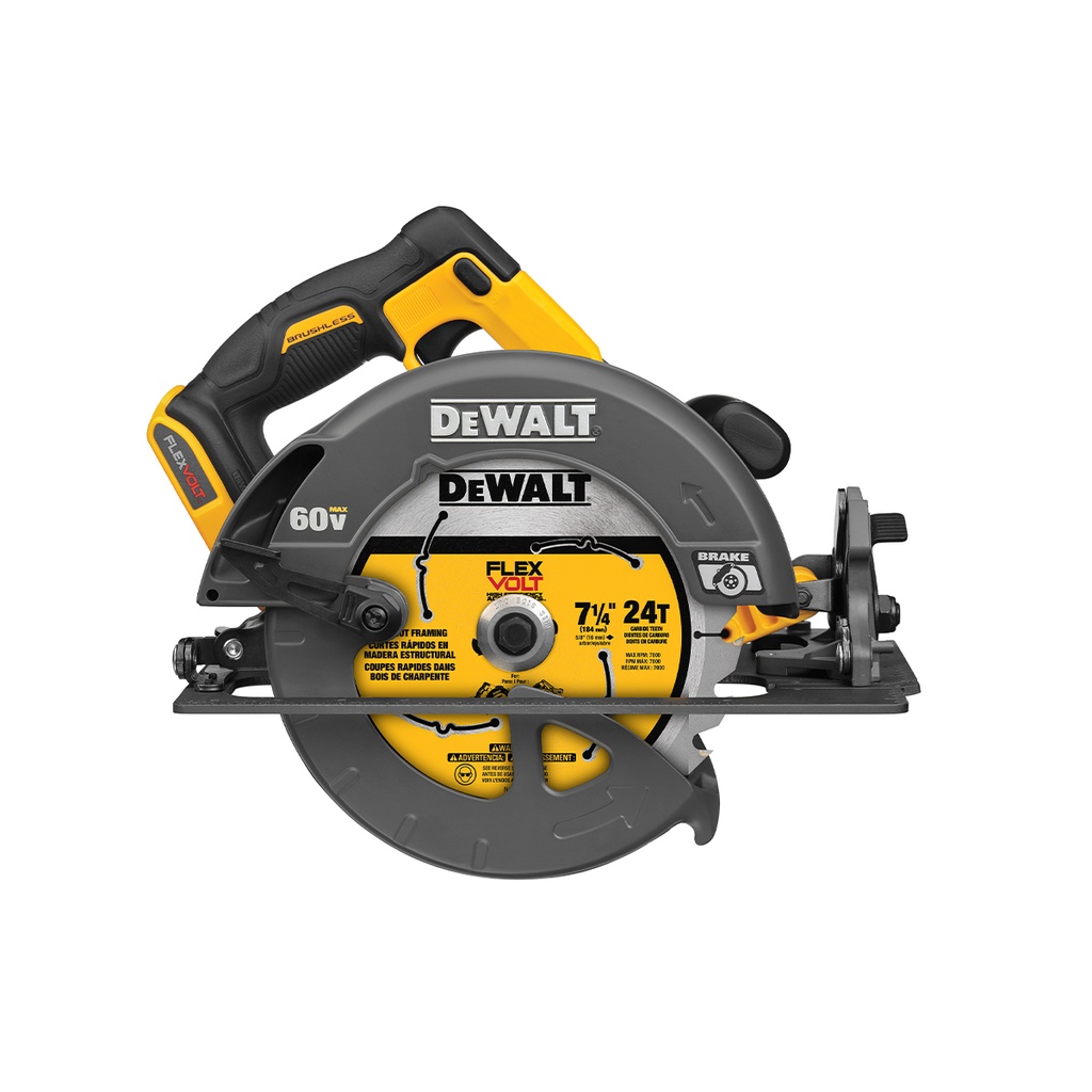 Sierra Circular 7 1/4  60V Dewalt DCS578B-B3