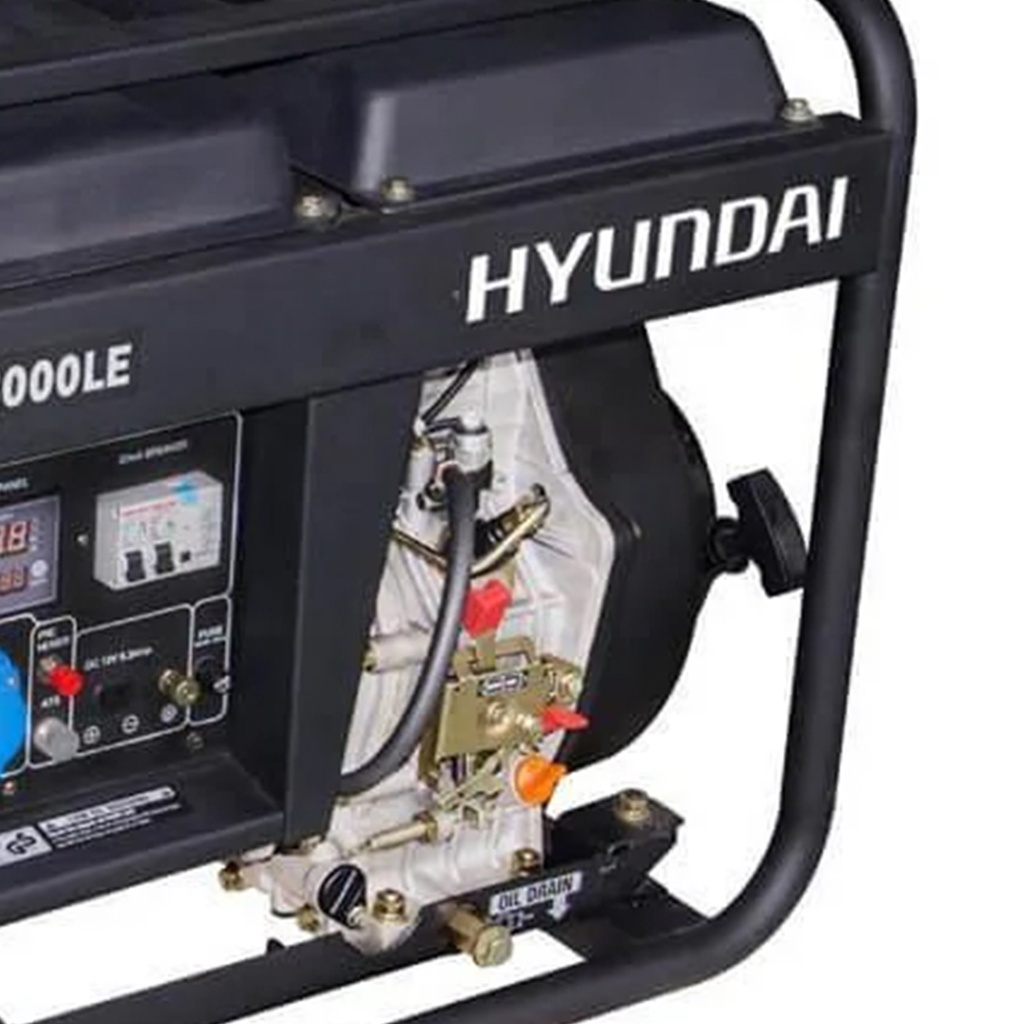 Generador Hyundai Diesel 6/6,5 Kw/Kva Partida eléctrica monofásico Abierto