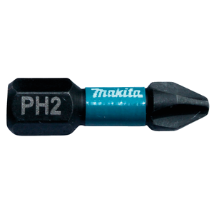 PUNTA IMPACT BLACK  PH2-25mm 2PZS