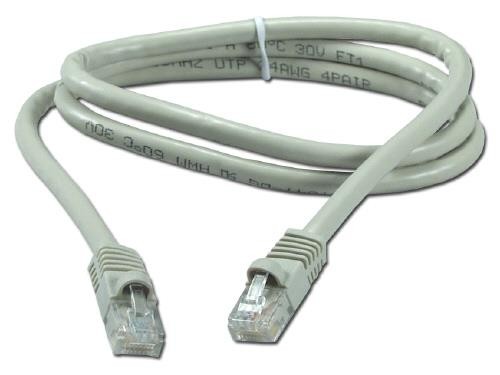 Cable de red categoria 6 - 1 mts gris