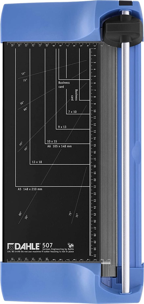 Guillotina de papel rodillo Azul dahle 507