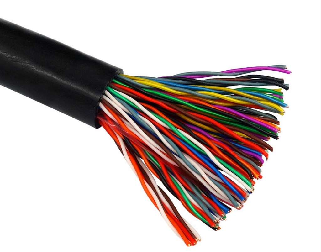 Cable multipar telefonico exterior 12 pares 24awg