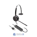 Cintillo audifono Callcenter - Bravo Mono USB - A