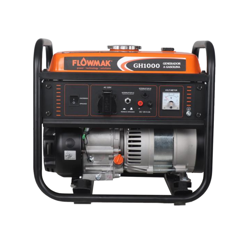 Generador Eléctrico Flowmak gasolina 800w Gh1000 220vpm