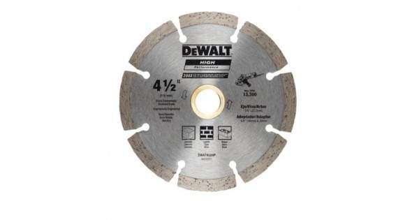 Disco diamantado segmentado 4.5 Dewalt