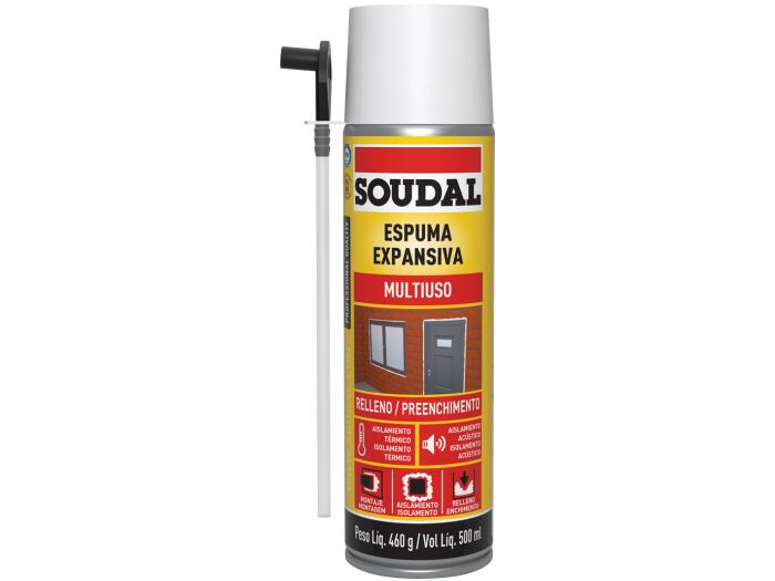 Espuma de poliuretano Soudal 750ML