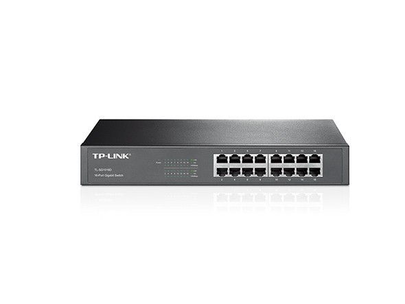 SWITCH 16 PUERTOS GIGABIT ESCRITORIO (TL-SG1016D)