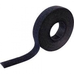 [AW-VLCR] VELCRO DOBLE FAZ ANCHO 2CM PIEZA 20MTS NEGRO