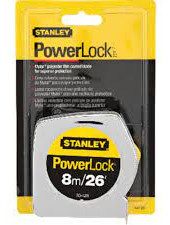 [33-428M] Huincha de medir stanley  Powerlock 8 Metro