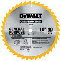 [DW3106] Disco Sierra dewalt 10 de 60 dientes Corte fino madera